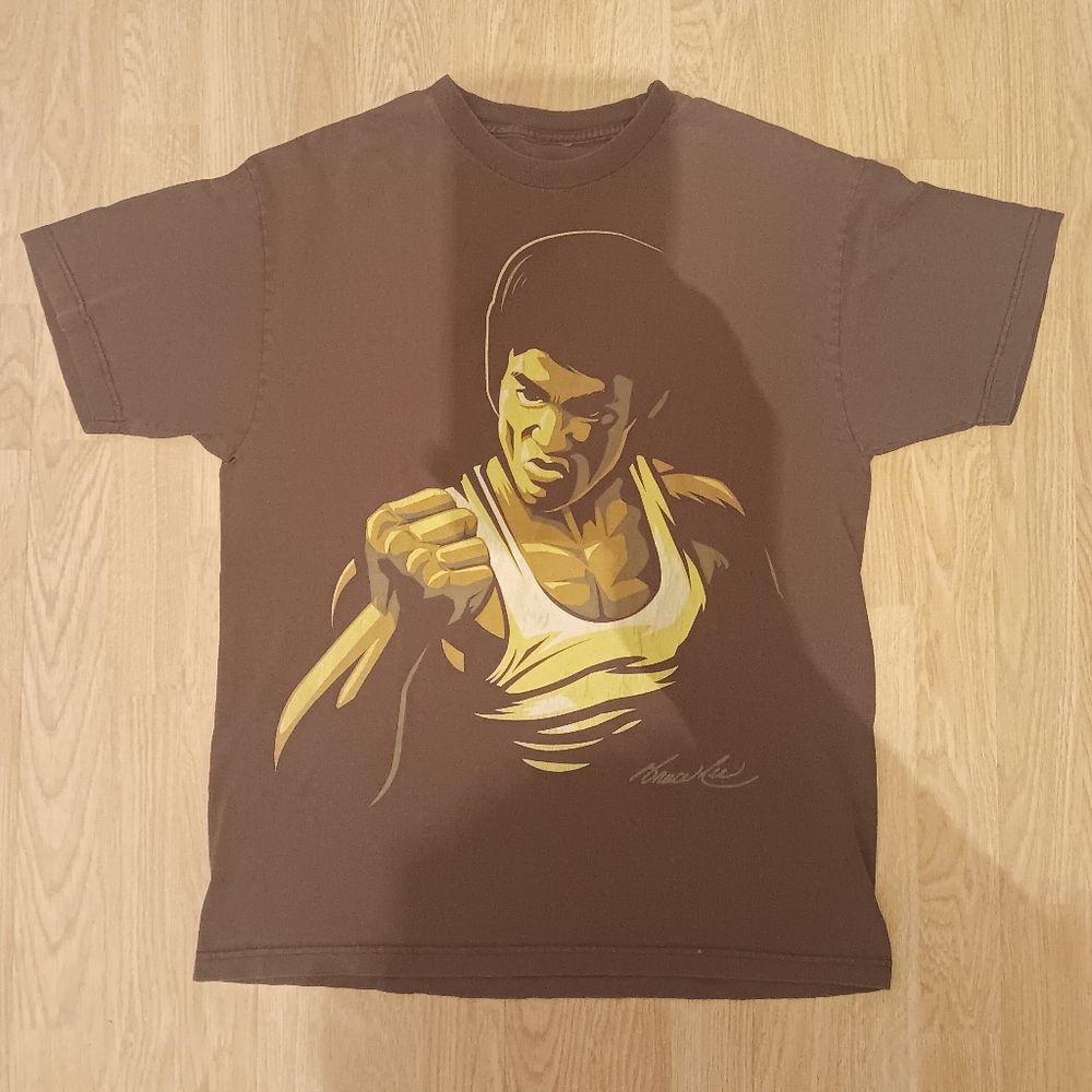 Vintage Y2K Bruce Lee Dragon Iconic Movie T Shirt